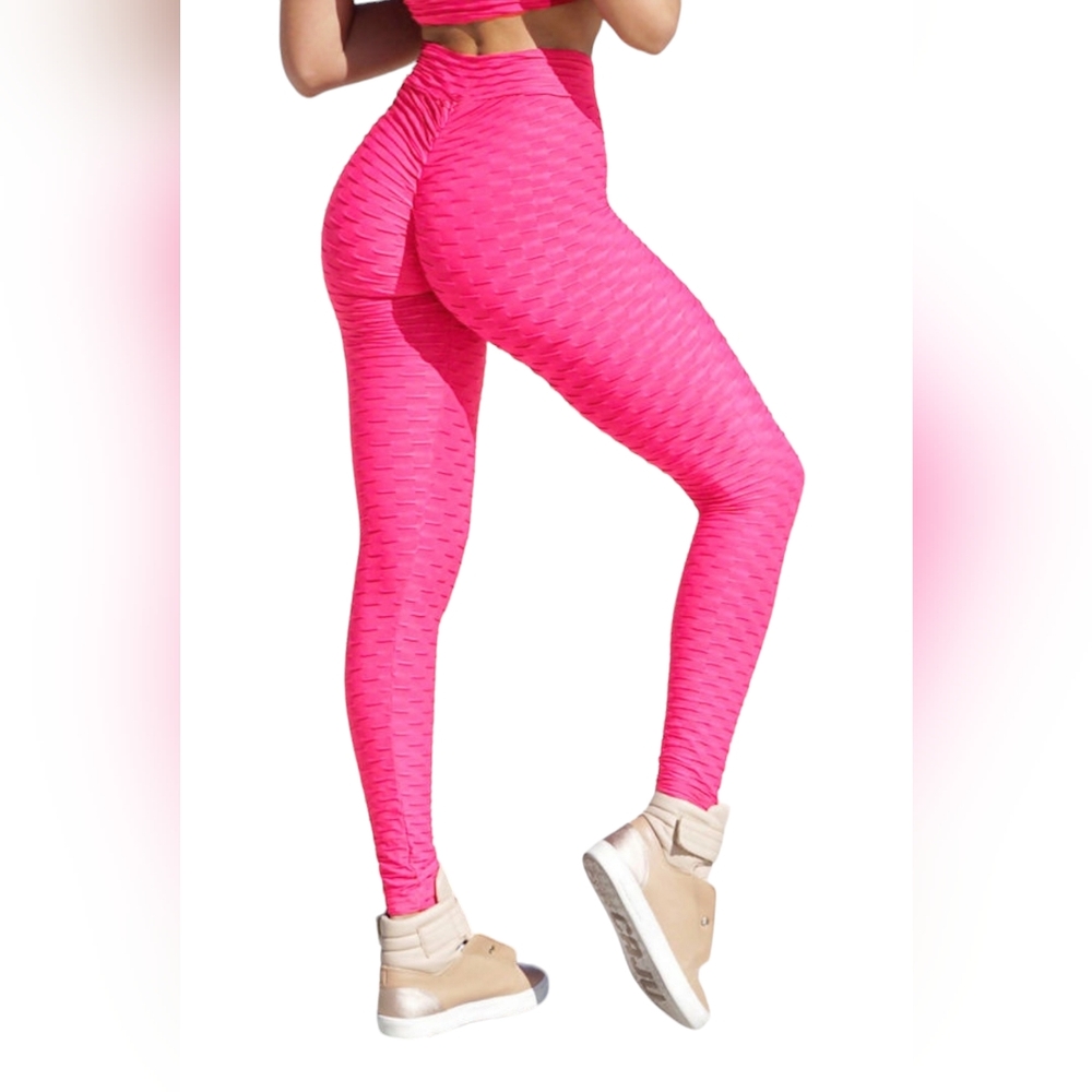 Rouched Butt Waffle Leggings